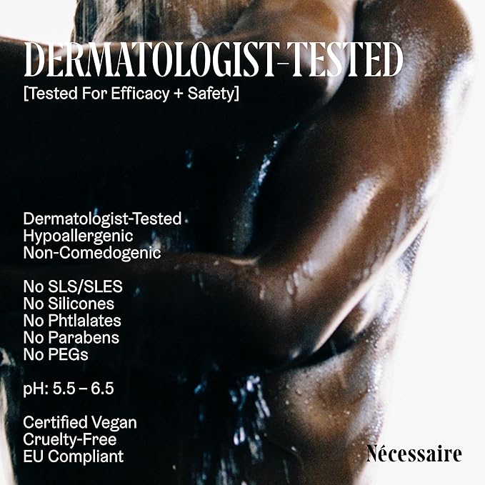 Nécessaire Eucalyptus Body Wash with Pump | Multi-Oil Nourishing Cleanse For Women + Men | Gel Cleanser | Dermatologist-Tested. Hypoallergenic | No SLS/SLES (500 ml / 16.9 fl. oz.)