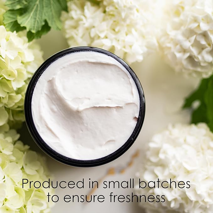 Peppermint Body Lotion | Moisturizer for Dry Skin | with Raw Shea Butter and Jojoba Oil | No Synthetic Fragrances, Non-Greasy Body Cream for Men and Women | 8 oz