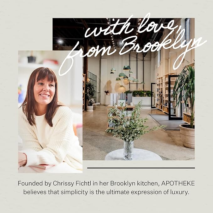 APOTHEKE Scented Hand & Body Lotion, Santal Rock Rose - 10 Fl Oz Nourishing Body Moisturizer Cream for Dry Skin - Gentle Daily Skincare for Men & Women with Natural Ingredients, All Skin Types