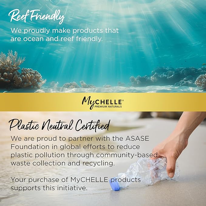 MyCHELLE Dermaceuticals Replenishing Solar Defense Body Lotion SPF 50 (6 Fl Oz) - Moisturizing Reef Safe Sunscreen with Coconut Oil and Shea Butter - Water Resistant for 80 Minutes