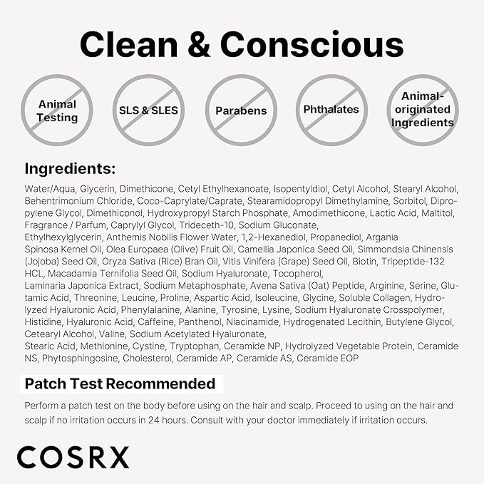 COSRX PEPTIDE 132 Hair Care Set - Bonding Shampoo, Treatment & Oil Serum, Bond Repair Treatment Hair Gift Set for Damaged, Dry Hair, Daily Scalp Treatment for Dandruff, Dry, Itchy or Flaky Scalp