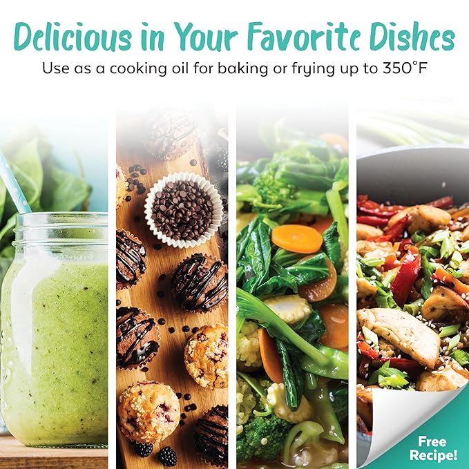 Island Fresh Organic Coconut Oil (54 oz) - Organic Virgin Coconut Oil Great for Baking, Versatile Cooking Oil, DIY Hair Oil & Skin Oil, Cold-Pressed, Certified Organic & Non-GMO