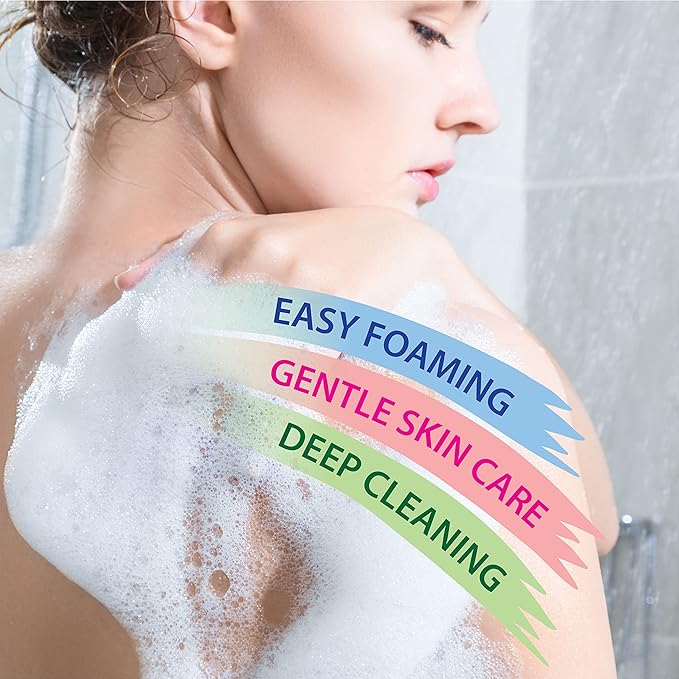 Dead Sea Collection Coconut Body Wash – Hydrating Shower Gel with Dead Sea Minerals & Coconut Oil – Scented Body Wash for Dry & Sensitive Skin – For Women & Men – Pack of 2 (67.6 fl oz)