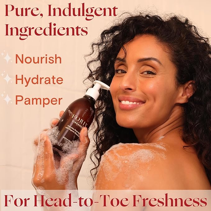 FORIA Everyday Body Wash - Organic, pH-Friendly, Sensitive Skin Safe - 10 Fl Oz