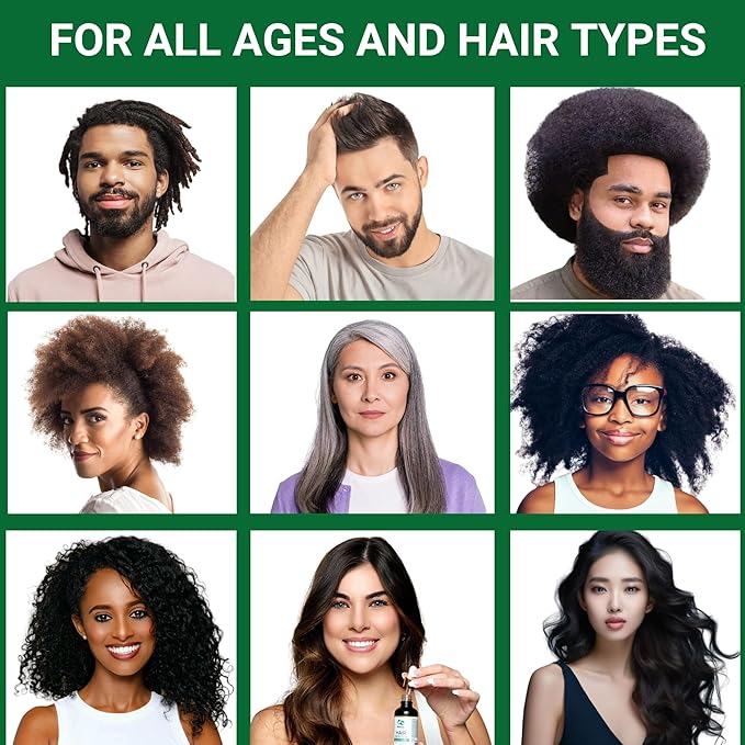 Seddy Rosemary Mint Hair Growth Oil – Caffeine, Rosemary, Castor, Biotin, Peppermint, Argan & Jojoba | Hair Growth Oil & Scalp Treatment for Thicker, Fuller, Healthier Hair -3.4 Fl. Oz