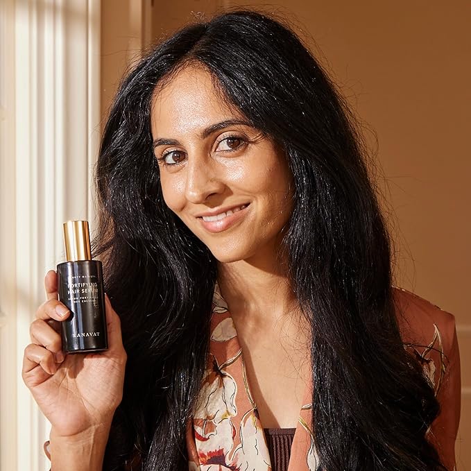 RANAVAT Mighty Majesty Travel Size Hair Serum - Fortifying Hair Oil Serum for Scalp Hydration, Frizz Control, & Hair Shine - With Jasmine and Amla Extract (0.5 oz)