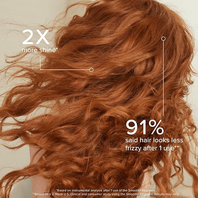 RODAN + FIELDS SMOOTH+ Shampoo | 8 fl oz | Sulfate Free Shampoo | Safe for Color Treated Hair | Anti Frizz & Scalp Health | Infused with Amino Acids & Rambutan Seeds | Water Lily & Sandalwood Scent