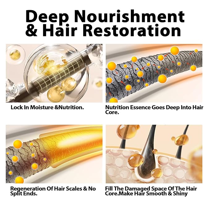 Batana Oil Shampoo and Conditioner Set - for Hair Growth,Thickening & Hydration,Sulfate Free - Fights Hair Loss & Clarifies Scalp -Root Activator Shampoo for Men (6.8 Fl Oz×2)