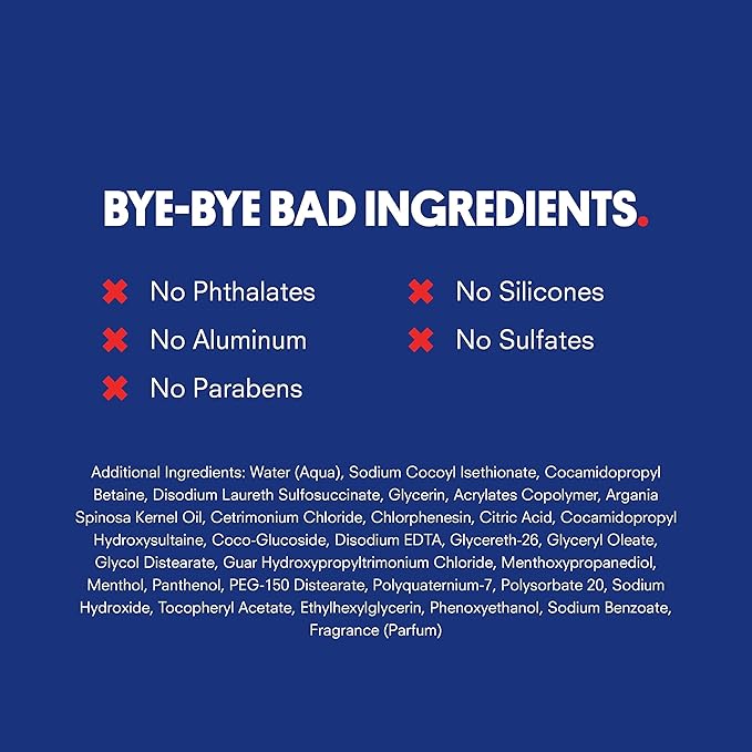 Huron Men's Shampoo | Cleansing & Hydrating Formula | Citrus, Fresh Juniper & Aromatic Greens Scent | Strengthens Hair | Sulfate-Free, Paraben-Free | Argan Oil, Aloe, Peppermint | 11.7 Fl Oz