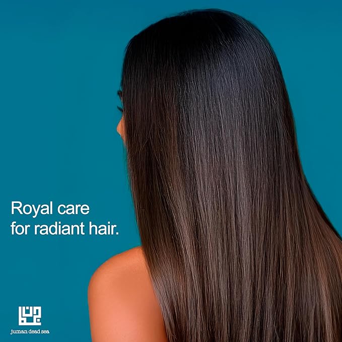 Juman Dead Sea Minerals Hair Shampoo and Conditioner Set | Scalp Care for All Skin Types | Enriched with Plant Extracts | Free from Sulfates & Parabens | Vegan | Pack of 2