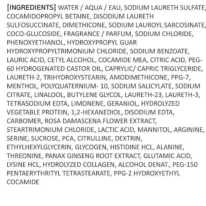 Mise En Scene 𝗦𝗮𝗹𝗼𝗻 𝟭𝟬 Protein Shampoo for Severe Damaged Hair - Low porosity Hair Product, Korean HairPerfume Shampoo, 10-Sec Protein Clinic, Moisturizing & Restoring, 16.9 Fl. Oz. (500ml)