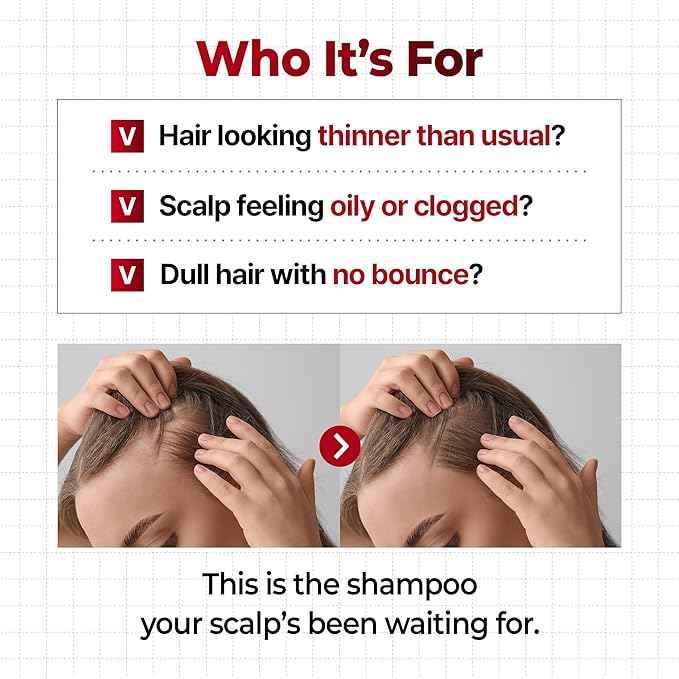 KUNDAL Korean Caffeine Scalp Shampoo [Baby Powder] – Sulfate-Free Hair Care with Menthol & Botanical Extracts – For Fuller-Looking Hair, Scalp Refresh & Strength – 16.9 Fl Oz