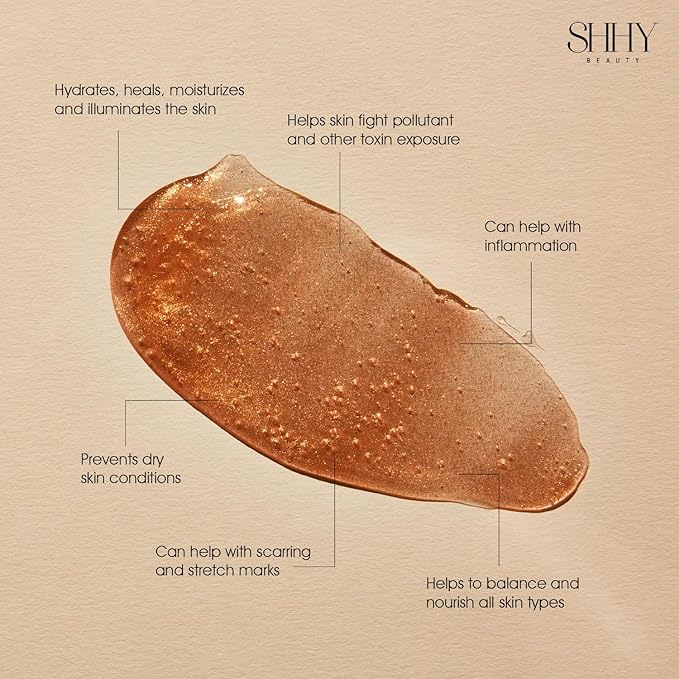 GLOW Hydrating Shimmer Body Oil, Body Glow Oil for Radiant Skin, Shimmer Body Oil for Body Care and All day Glow, Body Oil with Shimmer for Body Glow