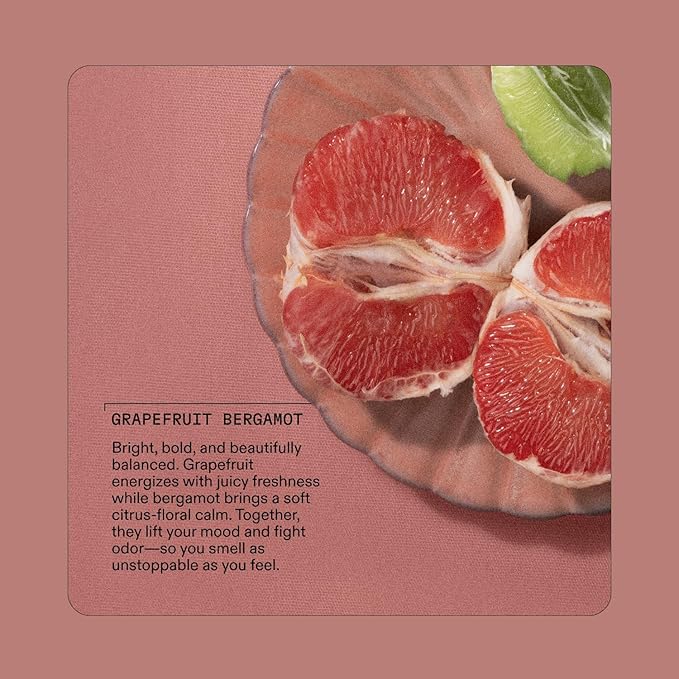 Cleo+Coco - Natural Dry Shampoo Powder - For Body & Hair for Women - Absorb Odor & Sweat - Essential Oils & Arrowroot Powder - Free of Talc & Parabens - PCR - Made in USA - Grapefruit Bergamot 0.88oz