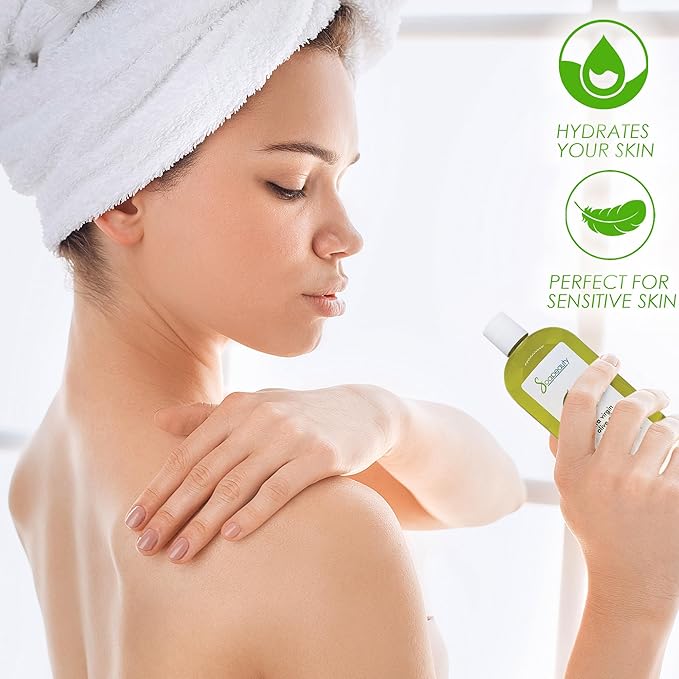 Soapeauty Extra Virgin Olive Oil | 100% Pure & Natural Unrefined Cold-Pressed Carrier Oil | Body Oil for Skin, Face, Hair, and Soap Making | Carrier for Essential Oils - 24 Fl Oz (2 x 12 Fl Oz)