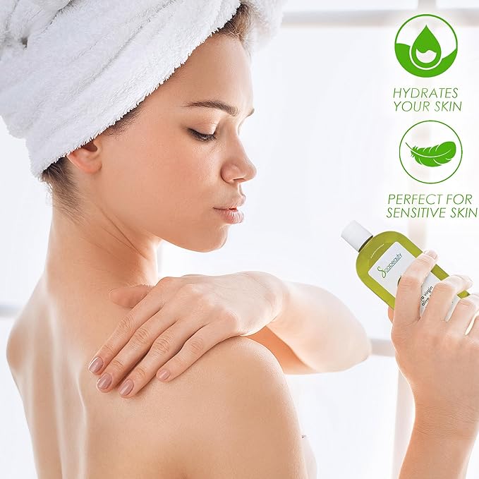 Soapeauty Extra Virgin Olive Oil | 100% Pure & Natural Unrefined Cold-Pressed Carrier Oil | Massage & Body Oil | for Skin, Face, Hair, and Soap Making | Carrier for Essential Oils - 64 Fl Oz