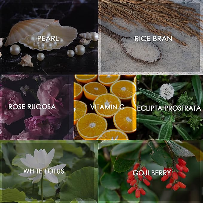 Redmint Renew Face Mask with Pearl & Vitamin C for Skin Radiance & Soften| Rooted In Ancient TCM Wisdom | Anti-Aging & Deep Hydration Sheet Mask for Glowing, Youthful Skin | 5 Sheets