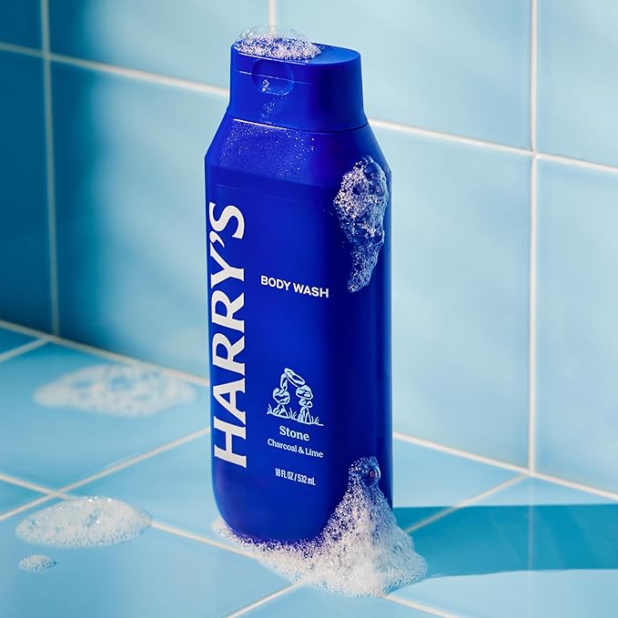 Harry's Men's Body Wash - Stone - (3 Pack) 18 fl oz - Shower Gel for Men - No Parabens, Sulfates, or Dyes