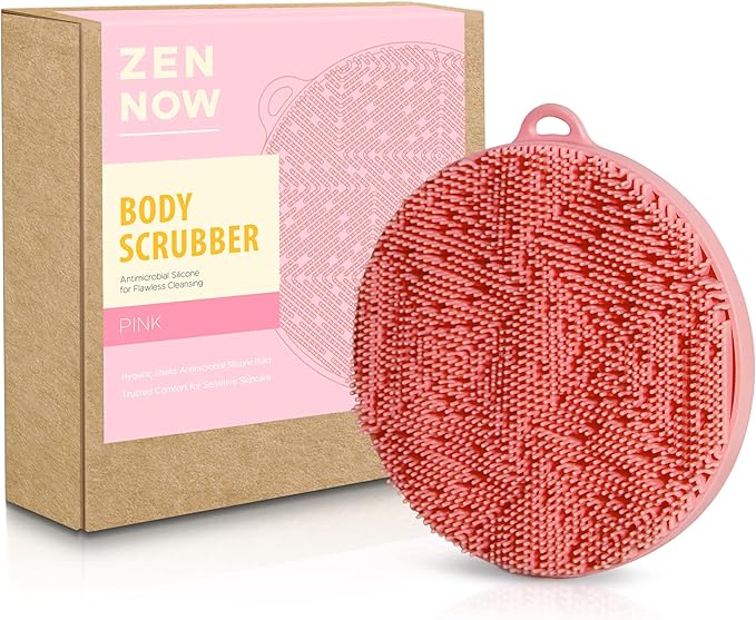 Silicone body scrubber - loop