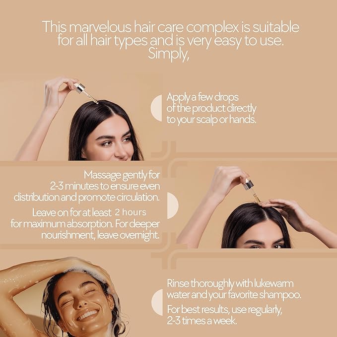 LA RACHEL 14-in-1 Hair Care Oil for Growth & Strength | Scalp & Follicle Nourishing Oil | Restores Shine & Repairs Damaged Hair for Healthier, Stronger Locks Paris | 3.4 Fl oz