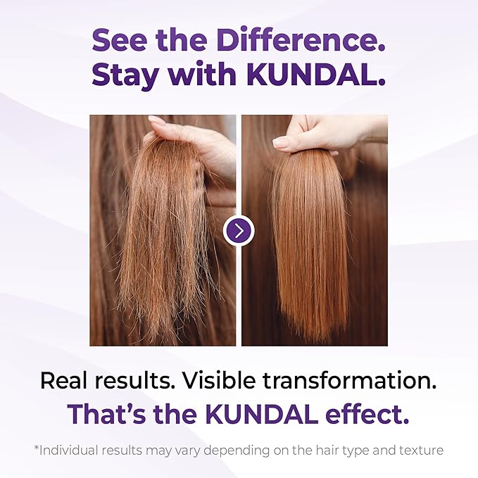 KUNDAL Korean Shampoo and Conditioner Set – [Amber Vanilla], Salon-quality, Long Lasting Scent, Moisturizing, Sulfate-Free Formula with Argan & Macadamia Oil, 16.9 fl oz (2 Pack)