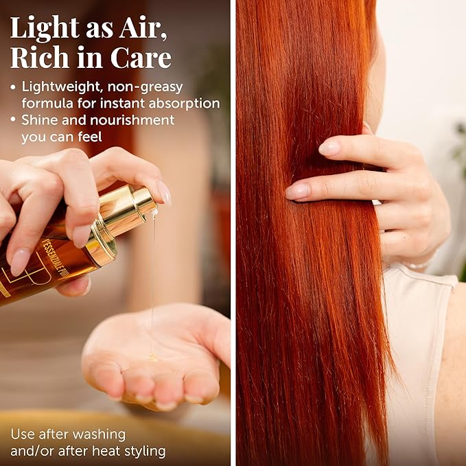 Dubai Premium Elixir – Moroccan Argan Oil for Silky Hair & Skin – Lightweight Hydrating Moroccan Hair Oil & Body Oil – Add Shine, Smooth Frizz, Moisturize Skin – Nourishing Hair Treatment Oil