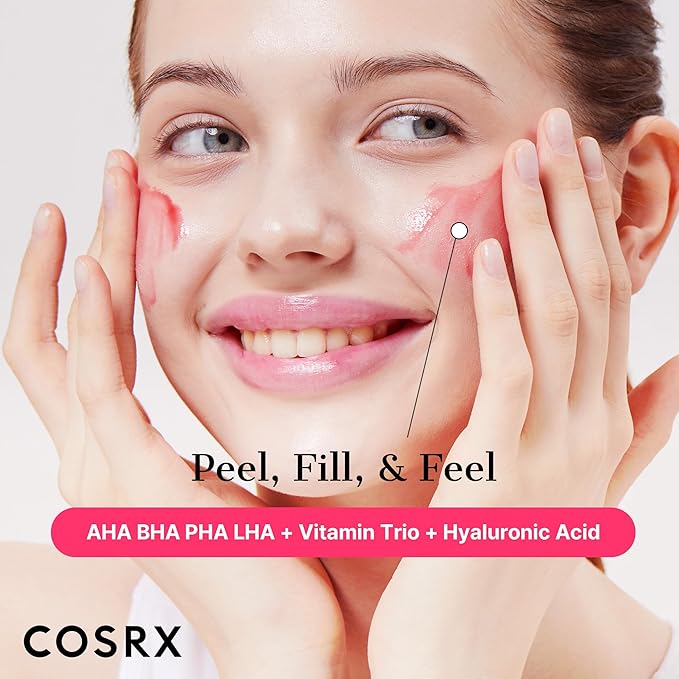 COSRX AHA BHA PHA LHA 35% Peel 1.01 fl. oz / 30 ml, Chemical Exfoliating Peeling Gel for Dull, Rough, Oily skin with Clogged Pored & Dead Skin Cells, Highly Concentrated, Korean Skin Care
