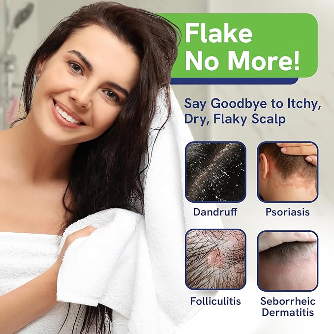 pHat 5.5 Sulfate-Free and Fragrance Free Shampoo, Safe for Seborrheic Dermatitis, To Soothe Dry and Itchy Scalp - Anti-Dandruff Shampoo for Dry Scalp (16oz)