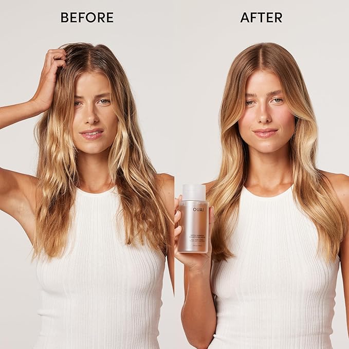 OUAI Detox Shampoo - Clarifying Shampoo for Build Up, Dirt, Oil, Product and Hard Water - Apple Cider Vinegar & Keratin for Clean, Refreshed Hair - Sulfate-Free Hair Care (16 oz)