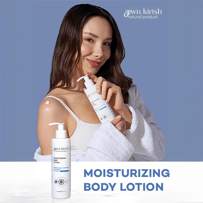 gew'n kirish Moisturizing Body Lotion - Daily Moisture for All Skin Types, Natural Ingredients, Skin Barrier Protection, 7.5 fl oz