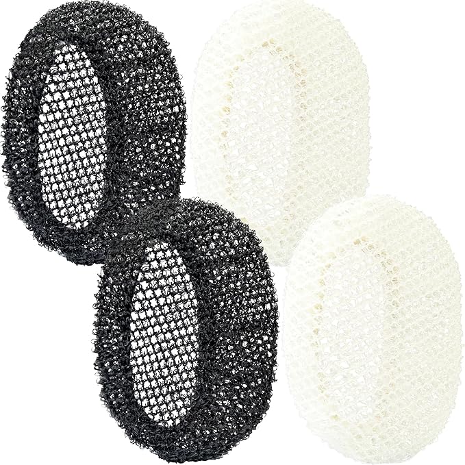 INNERNEED Exfoliating Net Cover Sponge Bath Scrubbing Loofah Rough Washcloth Case 4pcs, Only for INNERNEED Silicone Body Brush （Only Case）