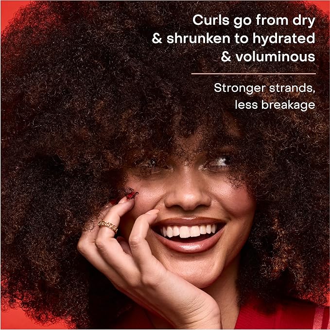 SheaMoisture Curl Stretch Conditioner Kalahari Melon Oil Infused with Hyaluronic Serum, Hydration Hero Deeply Moisturizes and Repairs Damage, for Easy Detangling and Styling 13 Fl Oz