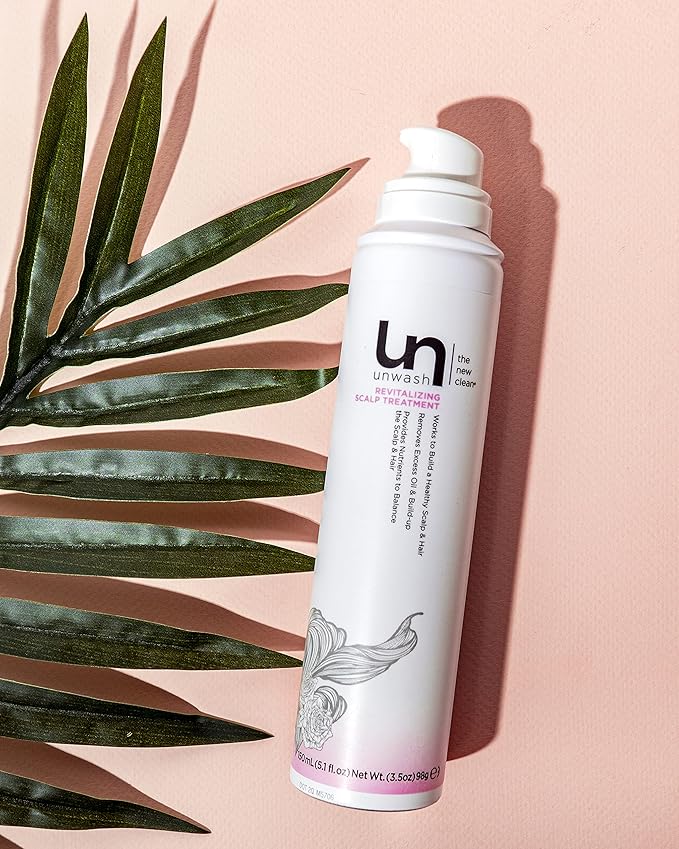 Unwash Revitalizing Scalp Treatment - Scalp Treatment, Combats Excess Oil, Lightweight Formula, Balances Moisture, Cruelty Free, 3.5 oz