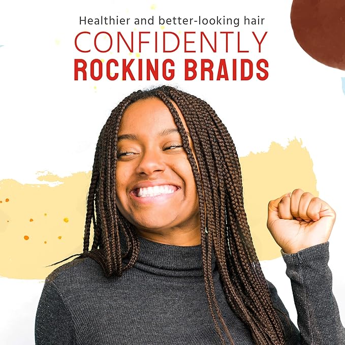 Glammed Naturally Scalp Oil for Dry Itchy Scalp - Includes Castor Oil for Hair, Dandruff, Locs, Tension Relief Hair Oil Applicator for Scalp Care 4 oz