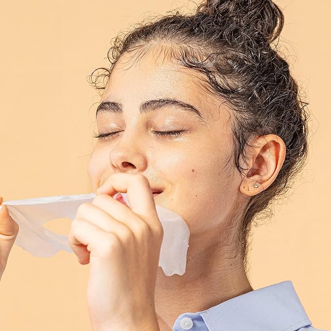 Korean Skin Care - Pack of 12 Snail Mucin Face Masks. Deep Moisturizing for Dry Treatment. Gentle on Sensitive Skin. No Parabens, No Sulfates, Never Tested on Animals