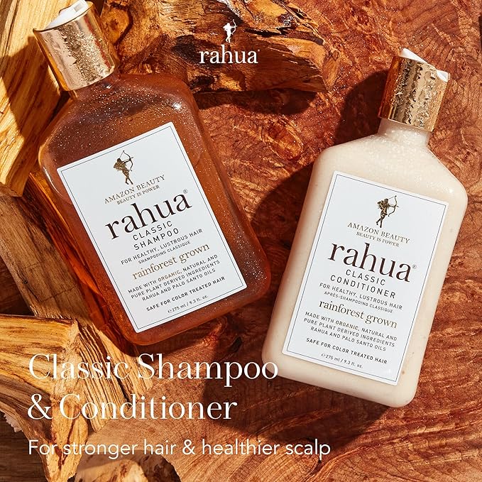 Rahua Classic Hair Conditioner, 9.3 Fl Oz, Moisturizing Conditioner, Naturally Infused, Plant Powered Ingredients, Palo Santo, For Dry Damaged Hair, Hair Care for Soft & Shiny Hair, Scalp Care, Vegan