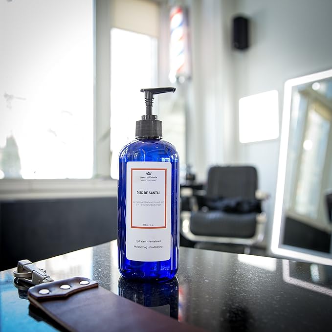 Duc de Santal Beard Wash Body Wash For Men Hand Made | Moisturizing and soothing | 8oz